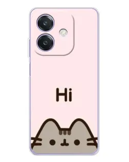 Чохол для OPPO A3x з картинкою «Пушин каже Hi» Чохол для OPPO A3x з картинкою «Пушин каже Hi»