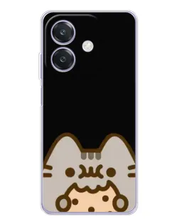 Чохол для OPPO A3x з картинкою «Пушин на чорному» Чохол для OPPO A3x з картинкою «Пушин на чорному»