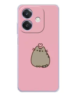 Чохол для OPPO A3x з картинкою «Pusheen серце» Чохол для OPPO A3x з картинкою «Pusheen серце»