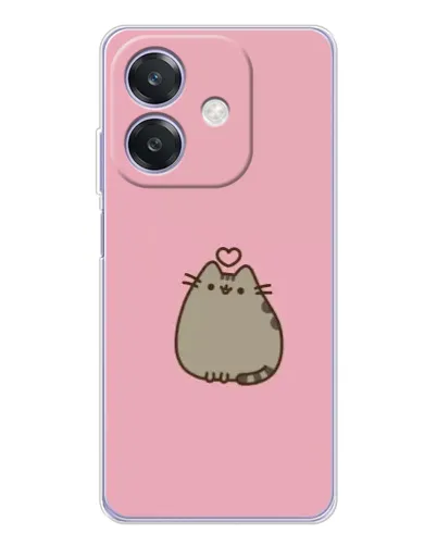 Чохол для OPPO A3x з картинкою «Pusheen серце» Чохол для OPPO A3x з картинкою «Pusheen серце»