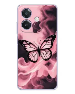 Чохол для OPPO A3x з картинкою «Метелик у диму» Чохол для OPPO A3x з картинкою «Метелик у диму»