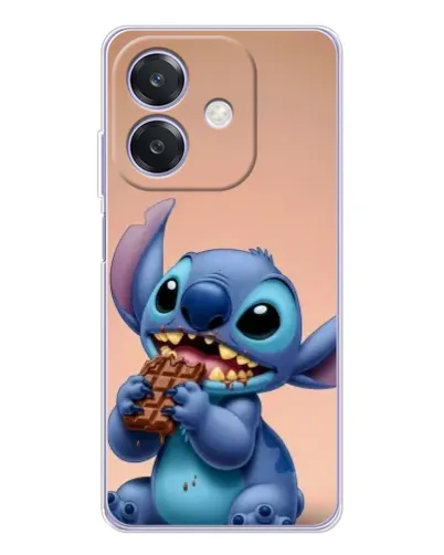 Чохол для OPPO A3x з картинкою «Стіч їсть шоколад»