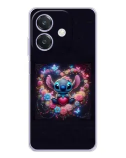 Чохол для OPPO A3x з картинкою «Stitch у квітах» Чохол для OPPO A3x з картинкою «Stitch у квітах»