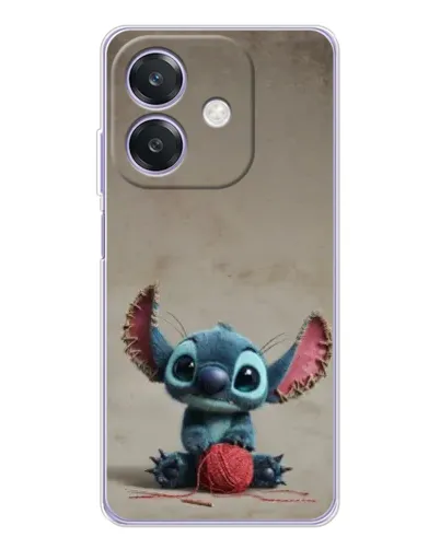 Чохол для OPPO A3x з картинкою «Стіч на чоричневому фоні»