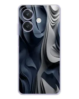 Чохол для OPPO A3x з картинкою «Об'ємні сині складки» Чохол для OPPO A3x з картинкою «Об'ємні сині складки»