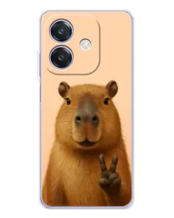 Чохол для OPPO A3x з картинкою «Капібара вікторія»