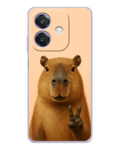 Чохол для OPPO A3x з картинкою «Капібара вікторія» Чохол для OPPO A3x з картинкою «Капібара вікторія»