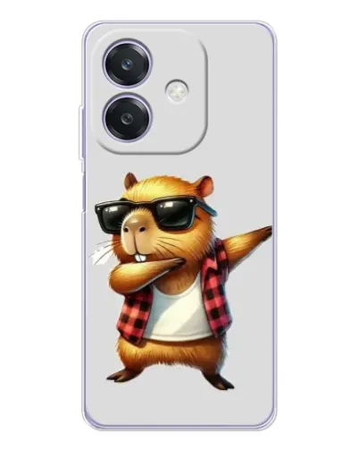 Чохол для OPPO A3x з картинкою «Капібара репер даб» Чохол для OPPO A3x з картинкою «Капібара репер даб»