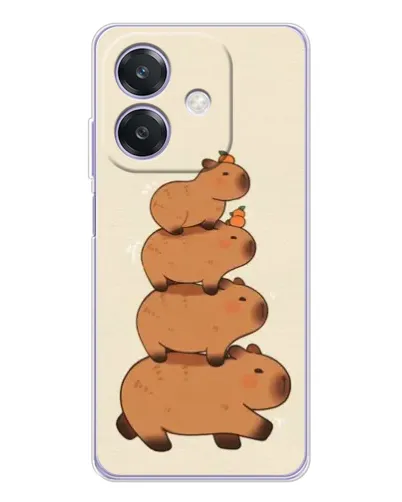 Чохол для OPPO A3x з картинкою «Вежа з капібар» Чохол для OPPO A3x з картинкою «Вежа з капібар»