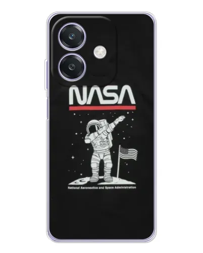 Чохол для OPPO A40m з картинкою «NASA — крокуємо по Місяцю» Чохол для OPPO A40m з картинкою «NASA — крокуємо по Місяцю»