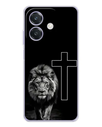 Чехол для OPPO A40m с картинкой «Лев и Крест» Чехол для OPPO A40m с картинкой «Лев и Крест»