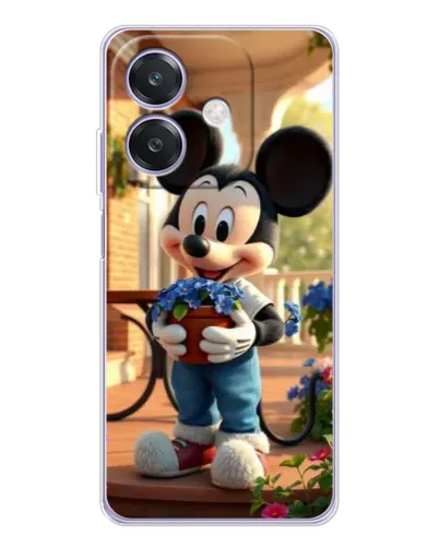 Чехол для OPPO A40m с картинкой «Микки садовод» Чехол для OPPO A40m с картинкой «Микки садовод»