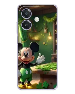 Чехол для OPPO A40m с картинкой «Микки в мастерской»