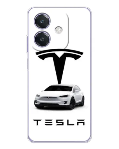 Чохол для OPPO A40m з картинкою «Tesla White Style»