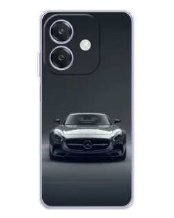 Чохол для OPPO A40m з картинкою «Mercedes на чорному»