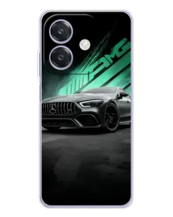 Чохол для OPPO A40m з картинкою «Темний Mercedes AMG»