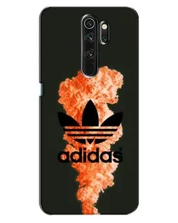 Чехол для OPPO A5 (2020) с картинкой «Оранжевый дым Adidas»