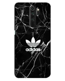 Чехол для OPPO A5 (2020) с картинкой «Белый мрамор Adidas»