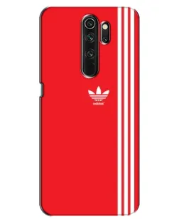 Чехол для OPPO A5 (2020) с картинкой «Красный минимализм Adidas»