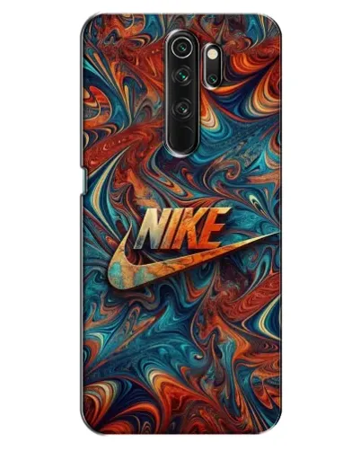Чехол для OPPO A5 (2020) с картинкой «Nike в абстракции»