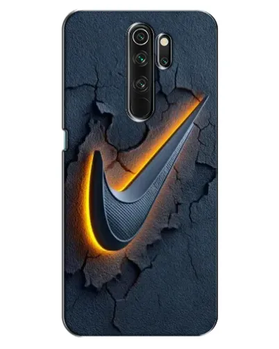 Чехол для OPPO A5 (2020) с картинкой «Объемный логотип Найк»