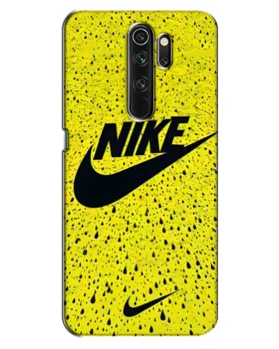 Чехол для OPPO A5 (2020) с картинкой «Желтый текстурный Nike»