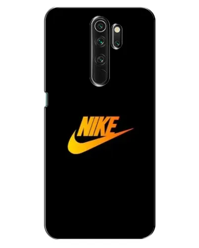 Чехол для OPPO A5 (2020) с картинкой «Золотой логотип Nike»