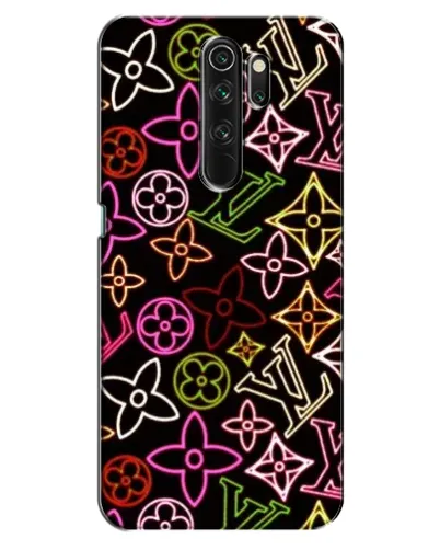 Чехол для OPPO A5 (2020) с картинкой «Неоновый микс Nike»