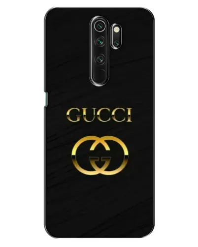 Чехол для OPPO A5 (2020) с картинкой «Золотой логотип Gucci»