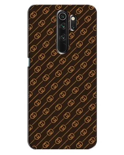 Чехол для OPPO A5 (2020) с картинкой «Gucci — золотые диагонали»