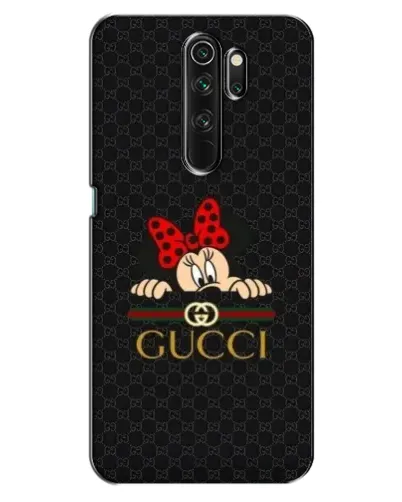 Чехол для OPPO A5 (2020) с картинкой «Минни Маус Gucci — черный»
