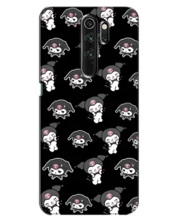 Чехол для OPPO A5 (2020) с картинкой «Черный паттерн Kuromi»