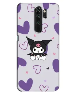 Чехол для OPPO A5 (2020) с картинкой «Kuromi и лавандовые сердца»
