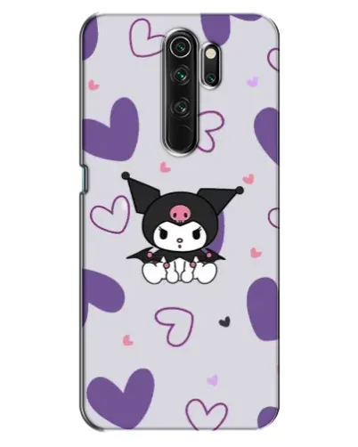 Чехол для OPPO A5 (2020) с картинкой «Kuromi и лавандовые сердца»