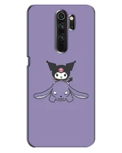 Чехол для OPPO A5 (2020) с картинкой «Kuromi на лиловом фоне»