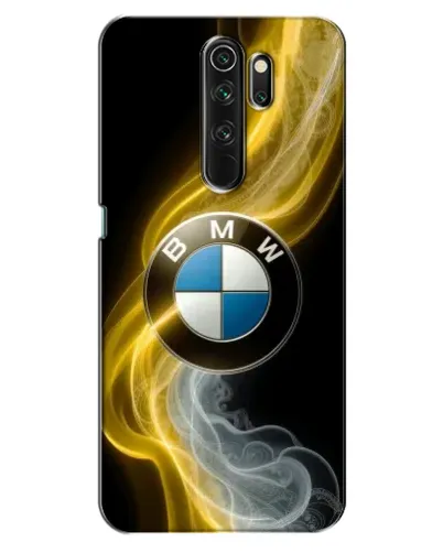 Чехол для OPPO A5 (2020) с картинкой «Золотистый дым BMW»