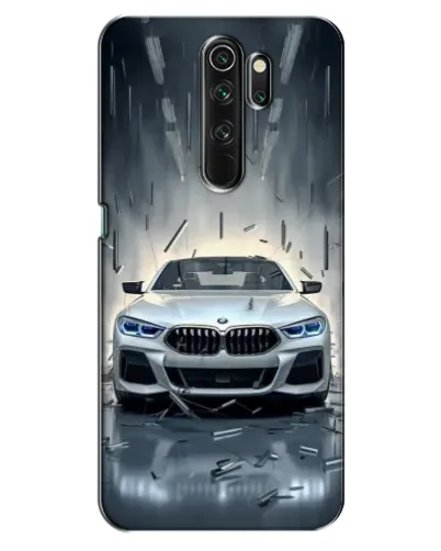 Чехол для OPPO A5 (2020) с картинкой «BMW в свете фар»