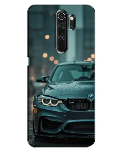 Чехол для OPPO A5 (2020) с картинкой «BMW в огнях города»