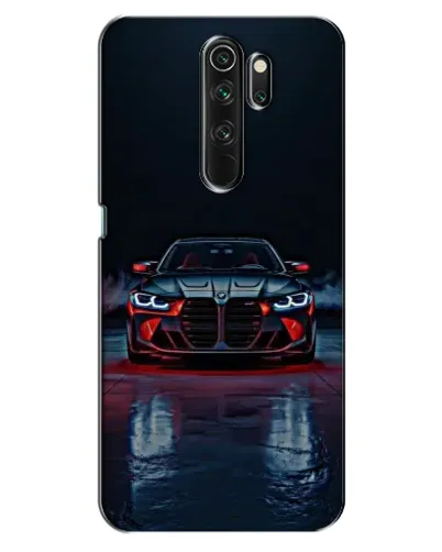 Чехол для OPPO A5 (2020) с картинкой «BMW на мокрой дороге»