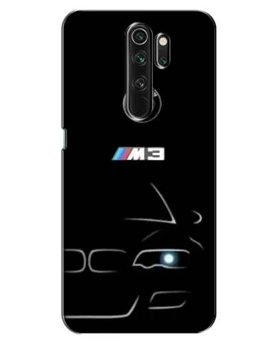 Чехол для OPPO A5 (2020) с картинкой «Минималистичный принт BMW M3»