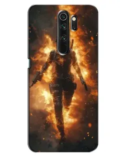 Чехол для OPPO A5 (2020) с картинкой «BMW — скорость в дожде»
