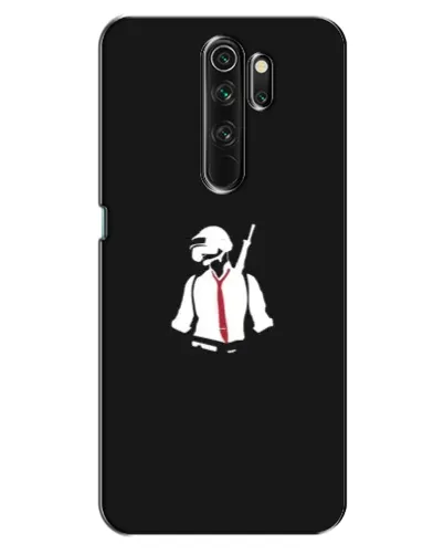 Чехол для OPPO A5 (2020) с картинкой «PUBG — силуэт воина»