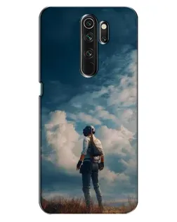 Чехол для OPPO A5 (2020) с картинкой «Герой PUBG на скале»