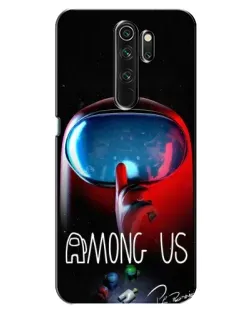 Чехол для OPPO A5 (2020) с картинкой «Красный импостер — макро»