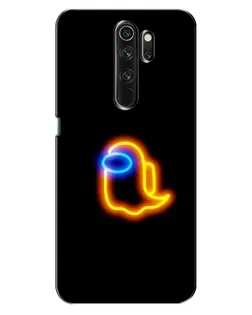 Чехол для OPPO A5 (2020) с картинкой «Among Us неоновое сияние»