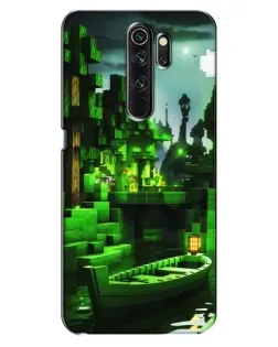 Чехол для OPPO A5 (2020) с картинкой «Minecraft лесной пейзаж»