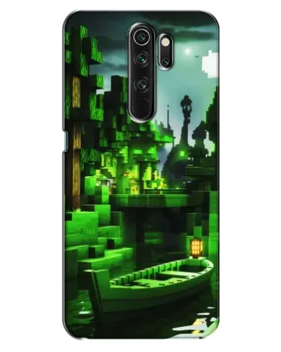 Чехол для OPPO A5 (2020) с картинкой «Minecraft лесной пейзаж»