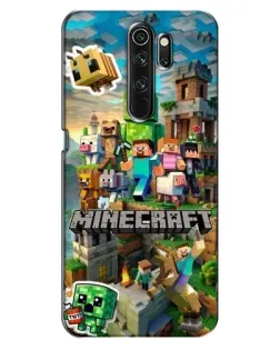 Чехол для OPPO A5 (2020) с картинкой «Замок Minecraft»