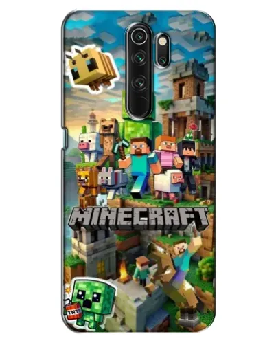 Чехол для OPPO A5 (2020) с картинкой «Замок Minecraft»