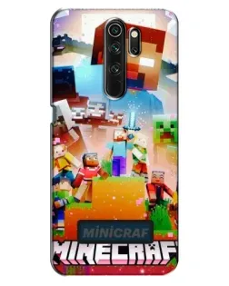 Чехол для OPPO A5 (2020) с картинкой «Minecraft герои игры»